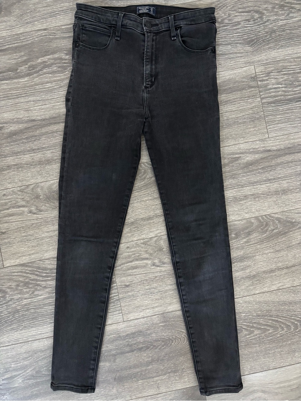 Abercombie & Fitch | Black High-Rise Super Skinny Jeans